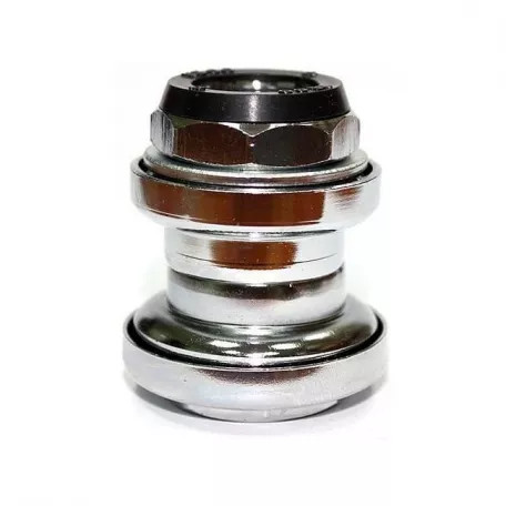 Рулевая ЕС30/25.4-24tpi | EC30/27 ; NECO H831-S (1", неинт., резьб., шарики, сталь, сереб.)