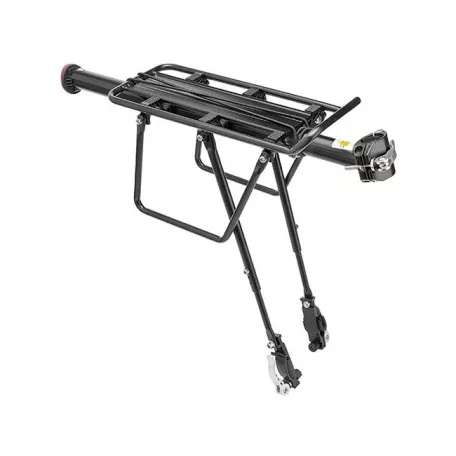 Багажник BLF-H27-5, на подседел и перья на QR, быстросъёмный, чёрный