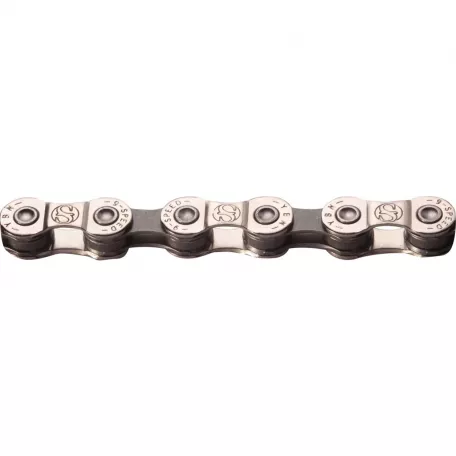 Цепь для велосипеда 9 скоростей, YBN S9-S, 116 звеньев, с замком, серая