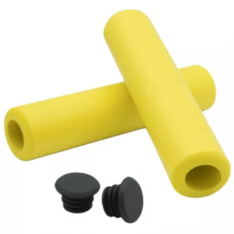 Грипсы SKILL SILICO NBR 125мм, цвет жёлтый