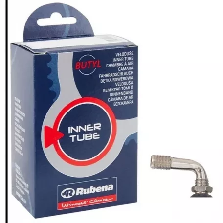 Камера для детской коляски 200x50, штуцер SV изогнутый на 90°/17°, Mitas (Rubena)