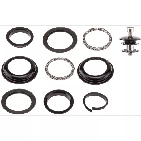 Рулевая ZS44/28.6 | ZS44/30 ; Feimin FP-H807 (1-1/8", полуинт., безрезьб., шарики, сталь, черн.)