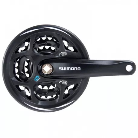 Система Shimano Altus, FC-M311, 170мм, Кв, 48/38/28T, защ, черн