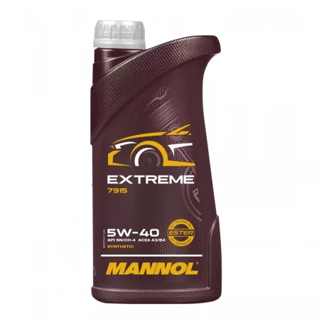 Масло моторное MANNOL Extreme 7915 5W-40 SN / CH-4 ESTER, 1л.