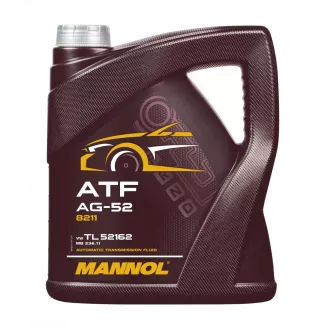 Масло трансмиссионное MANNOL ATF AG52 Automatic Special 8211 (VW, Audi), 4л.