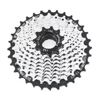 Трещотка 10 скор. 11-36 Kangyue KFW-105-E, черн. серебр.