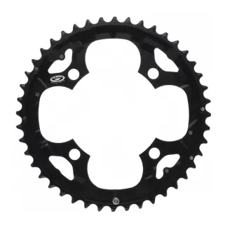 Звезда передняя Shimano Deore, для FC-M533, 44T, 4 отв, 104 bcd, 8-9 ск, черная