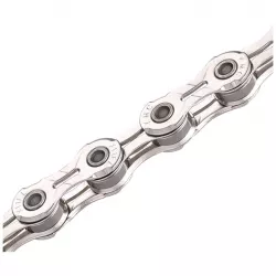 Цепь 11 скоростей, KMC X11EL, 118 звеньев, с замком, серебристая