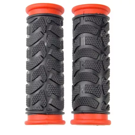 Грипсы Haiwei HW145295, длина 92 мм, цвет чёрный, красный