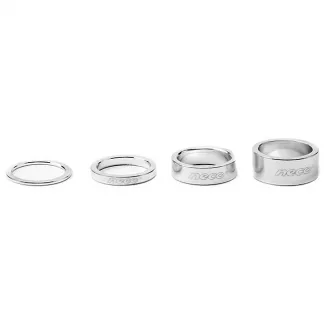 Проставочное кольцо 5 мм, NECO, AS3605-S, для 1-1/8", серебристое