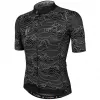 Велофутболка ROSSINI J-2106 Men Pro Short Sleeve, черная, рисунок 