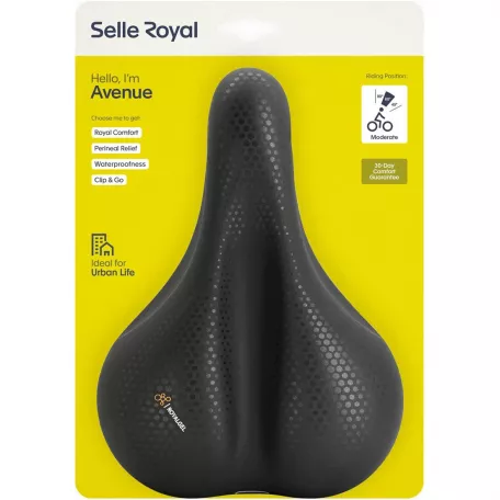 Седло Selle Royal, AVENUE Moderate, черное