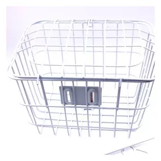 Корзина передняя Haotu, HT-534, с крышкой, цвет белый