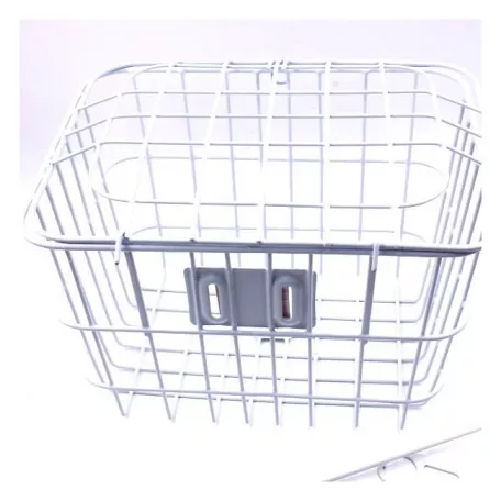 Корзина передняя Haotu, HT-534, с крышкой, цвет белый