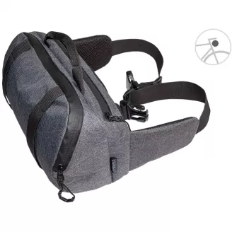 Сумка на руль CAANBAG, цвет темно-серый