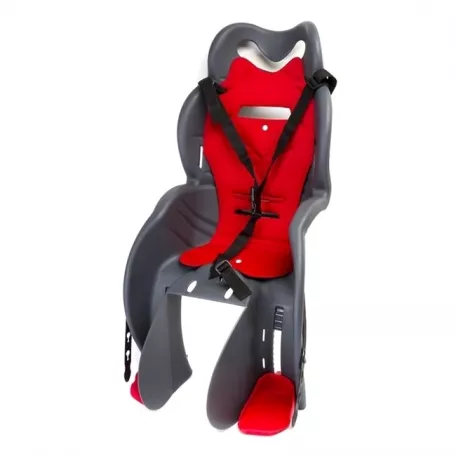 Кресло велосипедное детское HTP SANBAS Р на багажник, цвет тёмно-серый