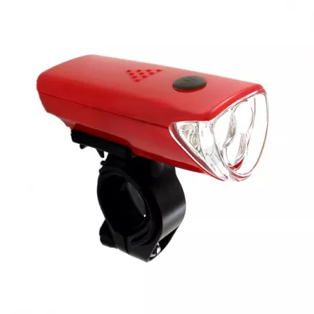 Фонарь передний, HaiWei HW160123A (XC-104A), 3 LED, цвет красный