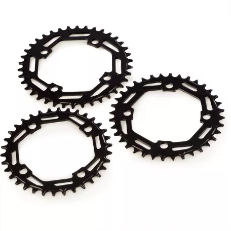 Звезда передняя SMWY, Narrow Wide, 34T, 4 отв, 104 pcd, сталь, чёрн.