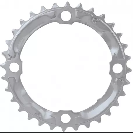 Звезда передняя Shimano Deore, для FC-M510, 36T, 4 отв, 104 bcd, 8-9 ск, серебристая