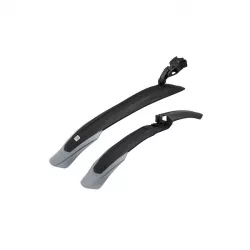 Крылья, FORCE Ward, размер 24" - 29", пластик, цвет черный/серый