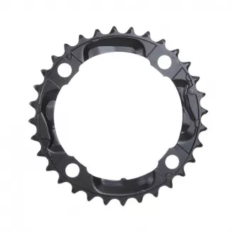 Звезда передняя Shimano Deore, для FC-M590, 32T, 4 отв, 104 bcd, 8-9 ск, черная