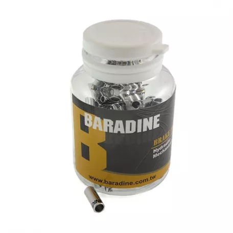 Наконечник оплётки переключения Baradine CAPDA01, Al, серый (100шт)