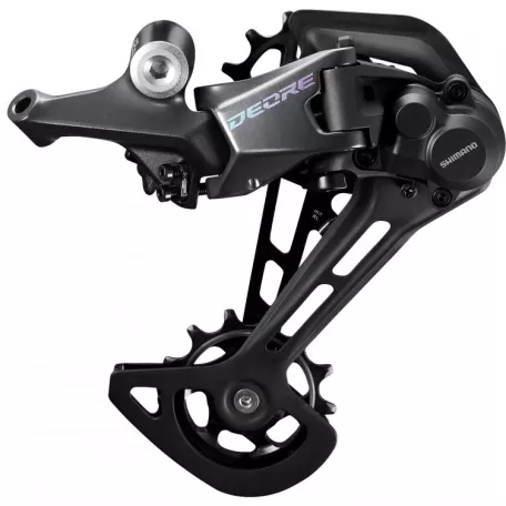 Переключатель задний Shimano Deore, RD-M6100, SGS, 12 ск, черный