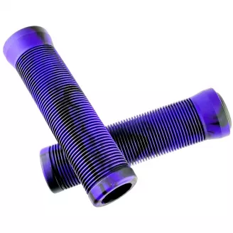 Грипсы Hualong HL-G121AVL, длина 125 мм, черные, фиолетовые