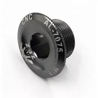 Винт прижимной для системы, CNC M18, алюминиевый, цвет черный