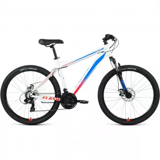 Велосипед горный Forward Flash 2.2 S Disc (26" 21ск рост 15") белый/голубой
