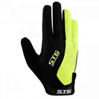 Перчатки STG мод.806, с длин. пальц., размер S, цвет черно-неон