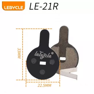 Колодки тормозные Lebycle LE-21R, BB8, Novella, Yinxing, Organic