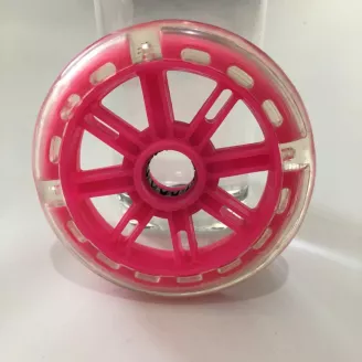 Приставные колёса 16" светящиеся, цвет розовый