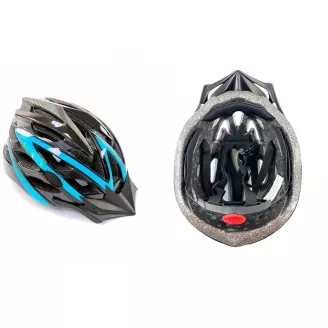 Шлем взрослый IN20-L-BL, р-р L (58-62 см), черный, синий