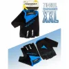 Перчатки велосипедные Favorit с гелем, р-р XXL, цвет черный, синий