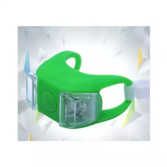 Фонарь силиконовый HL-009 светодиодный зеленый, зеленый свет