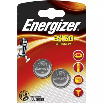 Батарейка CR2450, Energizer 2BL, литиевая