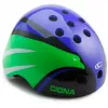 Шлем велосипедный детский Cigna WT-025 (синий, зелёный, чёрный, 57-61см)