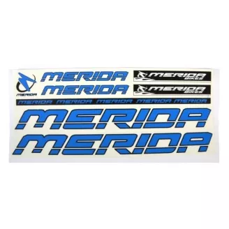 Комплект наклеек "MERIDA", цвет синий