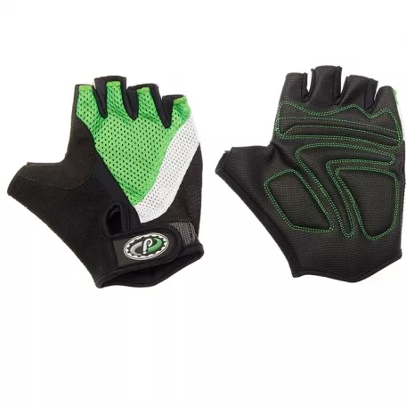 Перчатки JAFFSON SCG 46-0210 XL (чёрный, белый, зелёный)