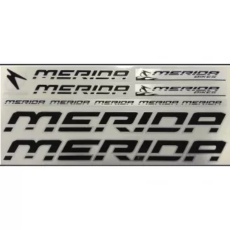 Комплект наклеек "MERIDA", цвет чёрный
