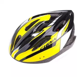 Шлем, Cigna WT-040, взрослый, цвет черный, желтый, белый