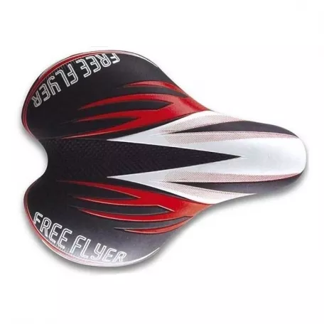 Седло детское DDK 1216 (чёрный, красный) Седло детское DDK 1216 (чёрный, красный)