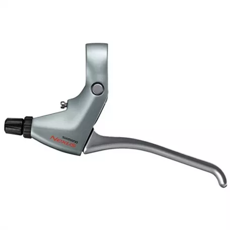 Торм. ручка Shimano Nexus, C6010, левая, для роллерного тормоза, цв. серебрист. Торм. ручка Shimano Nexus, C6010, левая, для роллерного тормоза, цв. серебрист.