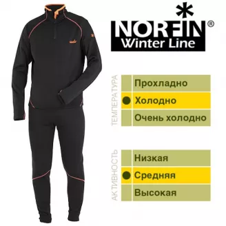 Термобелье Norfin WINTER LINE Black 03, р-р XL