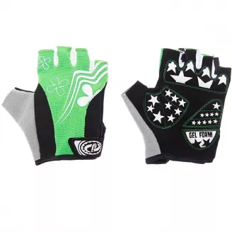 Перчатки JAFFSON SCG 47-0122 L (чёрный, белый, зелёный)