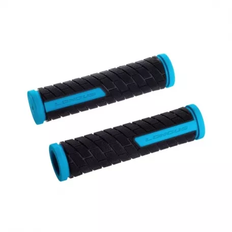 Грипсы (ручки на руль) LONGUS GRID, длина 128 мм, сине-черные