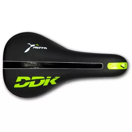 Седло для BMX DDK 2033 ROTA (чёрный, белый, зелёный) Седло для BMX DDK 2033 ROTA (чёрный, белый, зелёный)