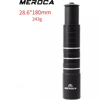 Удлинитель штока вилки MEROCA, 180 мм, чёрный