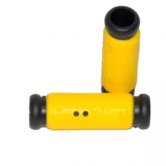 Грипсы для тормозных ручек, Propalm HY-001LE, диаметр 10 мм, длина 53 мм, цвет желтый/черный
